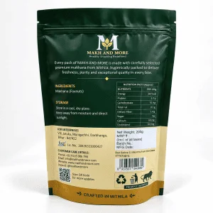 Premium Quality Jumbo Makhana 200 gm pack Mithila Makhana From Darbhanga Premium Quality Jumbo Makhana 200 gm pack Mithila Makhana From Darbhanga