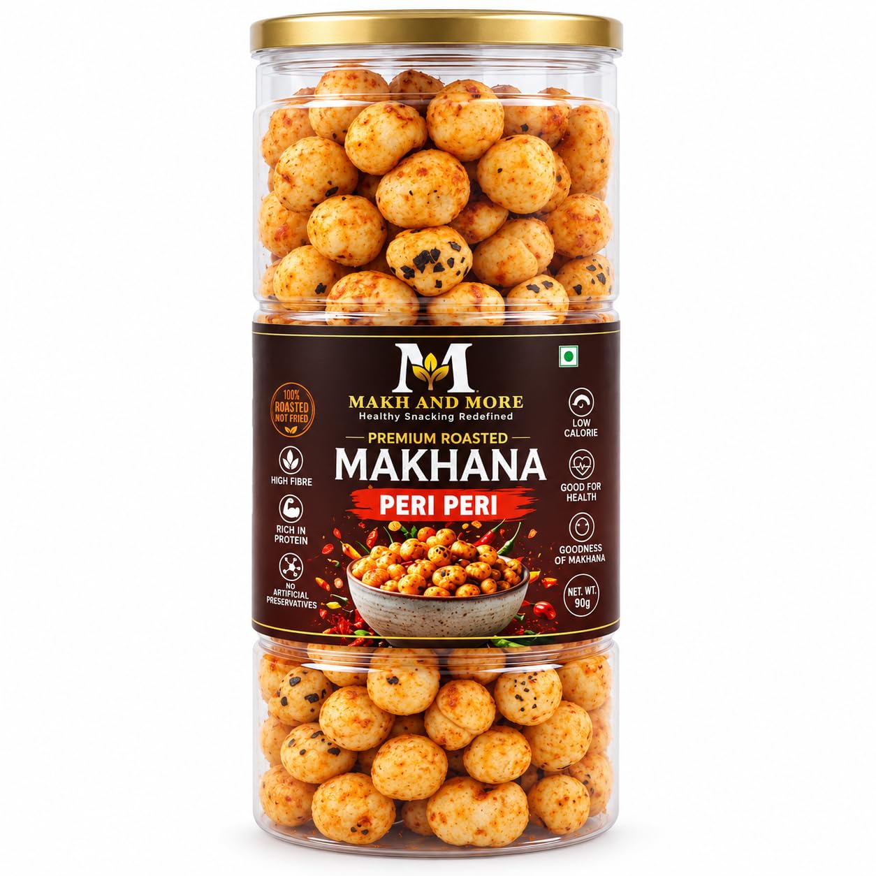 Premium Roasted Peri Peri Makhana 90gm